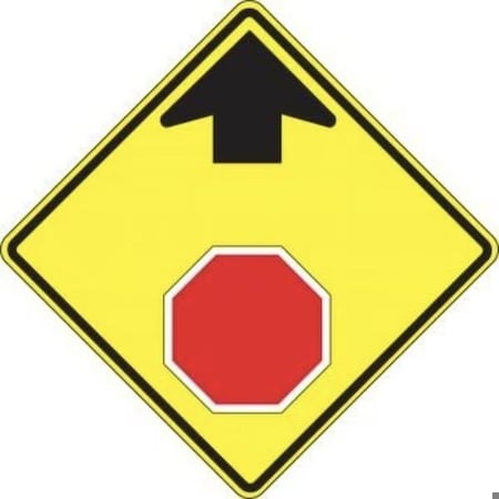 Accuform STOP AND YIELD SIGN STOP AHEAD 30 in X FRR371RA